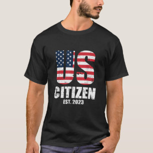 US Citizen 2023 Indigenous America USA Immigrants T-Shirt