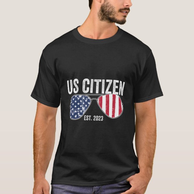 Us Citizen Est 2023 Shirts New American Immigrant  (Front)