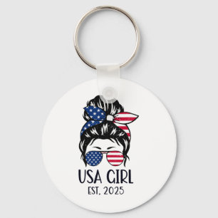 Us Citizen Est 2025 New Citizenship American Usa G Key Ring
