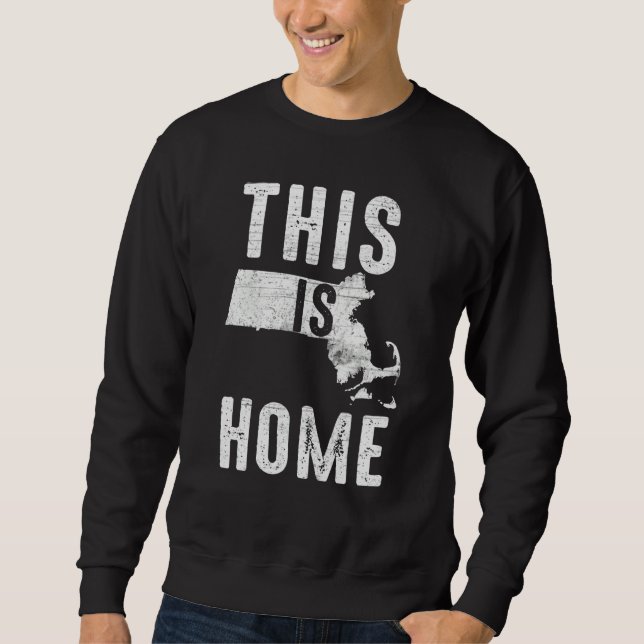 US Citizen Proud America State Flag This Home Mass Sweatshirt (Front)
