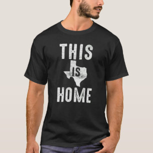 US Citizen Proud America State Flag This Home Texa T-Shirt