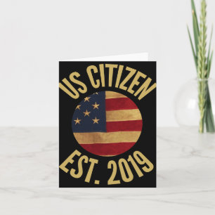 Us Citizenship 2019 Gif American Flag Usa  Card