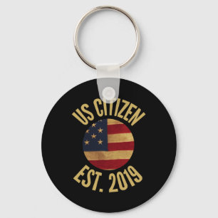 Us Citizenship 2019 Gif American Flag Usa Key Ring