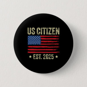 Us Citizenship Decoration American New Usa Citizen 6 Cm Round Badge