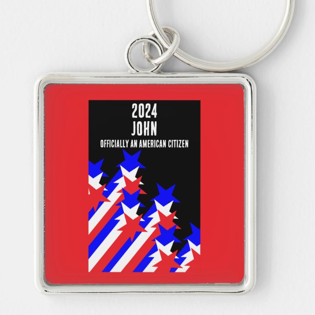 US Citizenship Granted Key Ring (Front)
