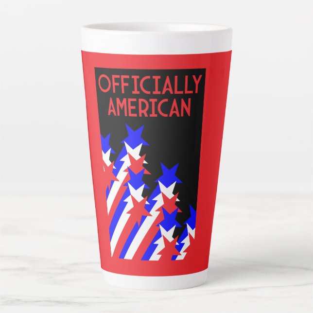 US Citizenship Granted Latte Mug (Front)