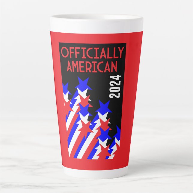 US Citizenship Granted Latte Mug (Front)