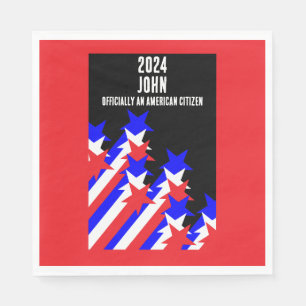 US Citizenship Granted Napkin