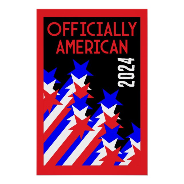 US Citizenship Granted Poster (Front)