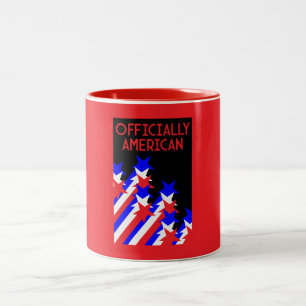 US Citizenship Granted Two-Tone Coffee Mug