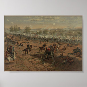US Civil: Battle of Gettysburg Poster