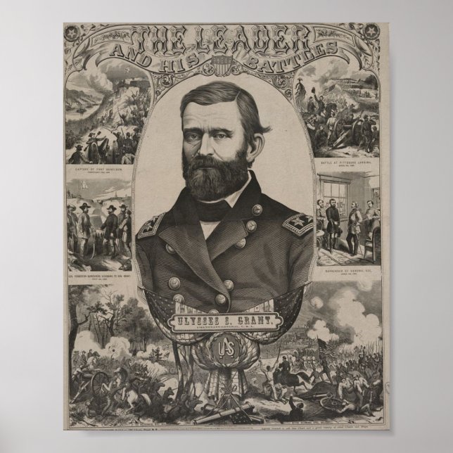 US Civil War: Ulysses S. Grant Poster (Front)