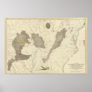 US Coal Fields Poster