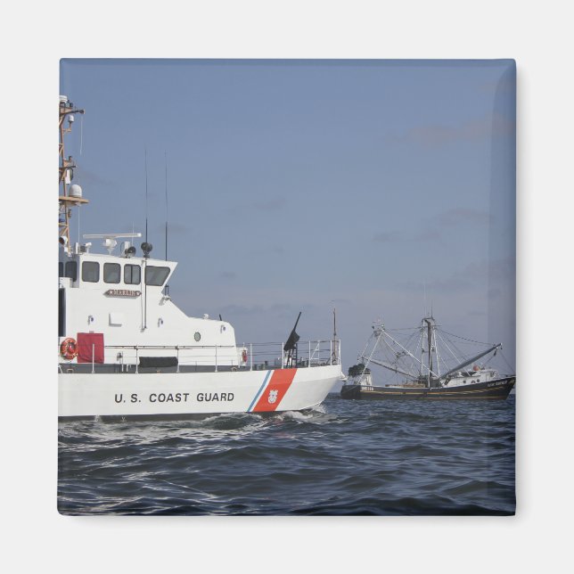 US Coast Guard Cutter Marlin patrols the waters Magnet (Front)