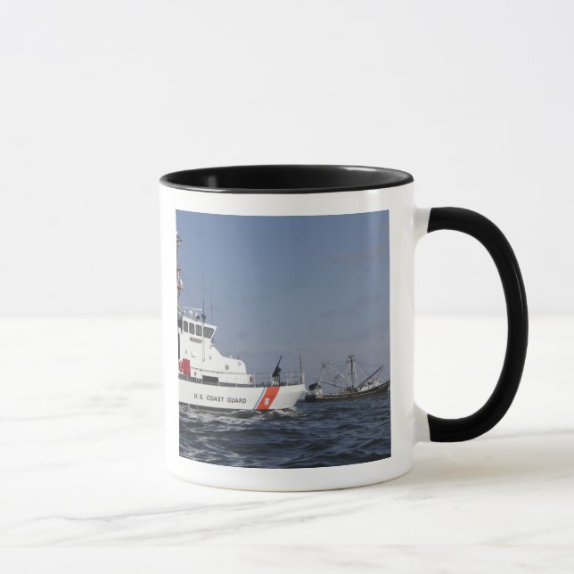 US Coast Guard Cutter Marlin patrols the waters Mug (Right)