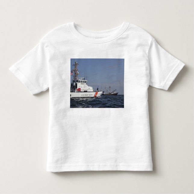 US Coast Guard Cutter Marlin patrols the waters Toddler T-Shirt (Front)