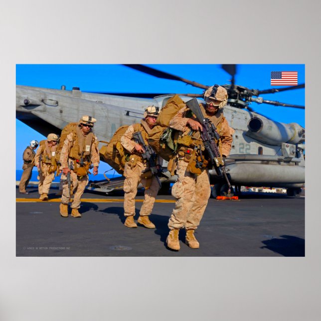 US COMBAT PERSONNEL POSTER (Front)