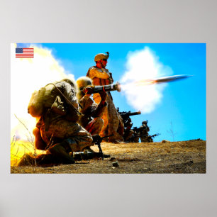 US COMBAT PERSONNEL POSTER