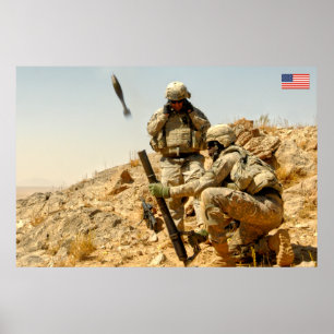 US COMBAT PERSONNEL POSTER