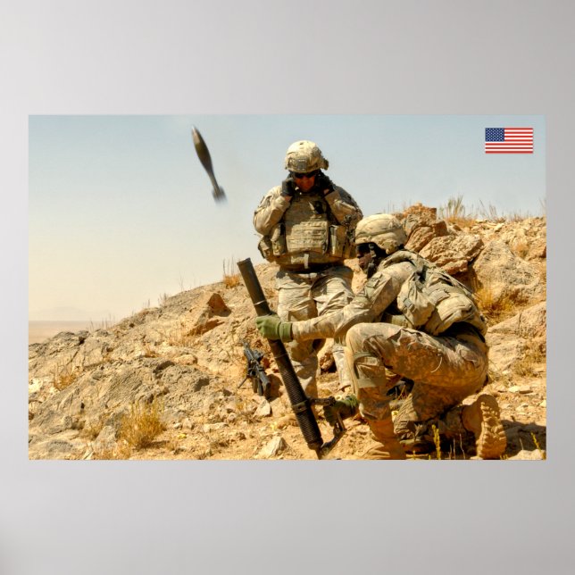 US COMBAT PERSONNEL POSTER (Front)