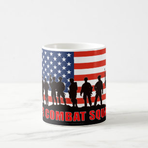 US COMBAT SQUAD COFFEE MUG