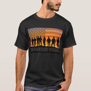 US COMBAT SQUAD COURAGE - Battle of Iwo Jima T-Shirt