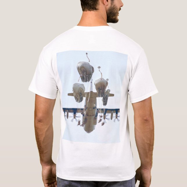US COMBAT SQUAD - US Paratrooper T-Shirt (Back)