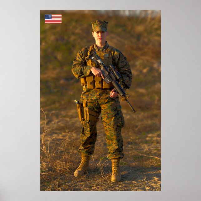 US COMBAT WOMEN POSTER (Front)