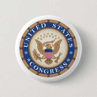 US Congress Seal 6 Cm Round Badge