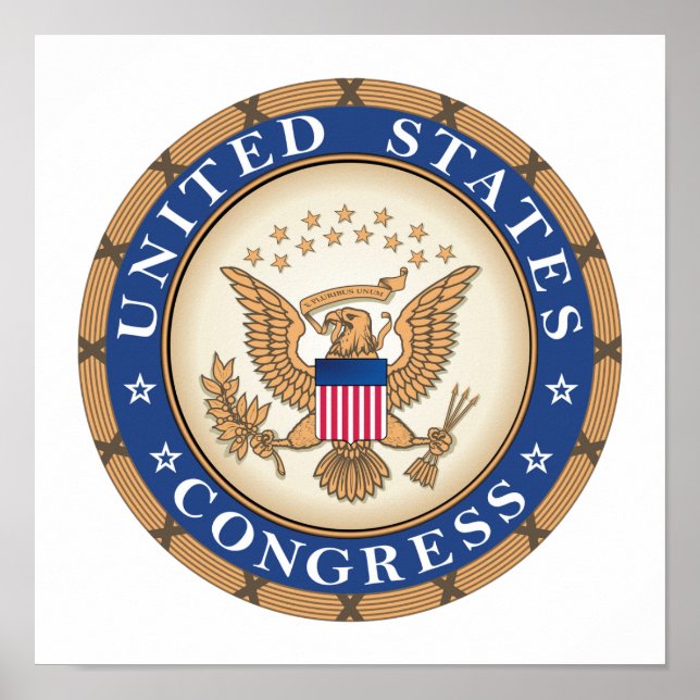 US Congress Seal Poster (Front)