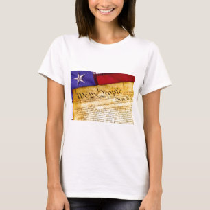 US Constitution and American Flag T-Shirt
