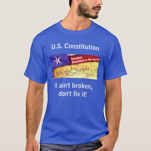 US Constitution (dark) T-Shirt (Front)