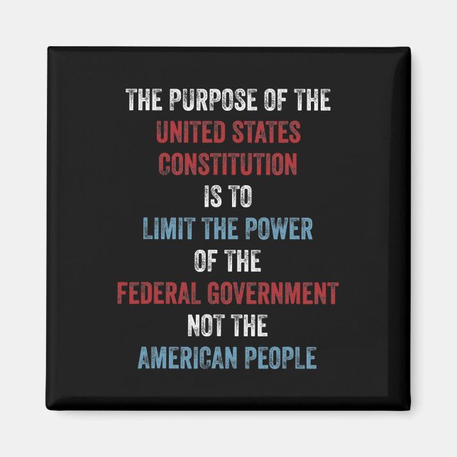 Us Constitution Defender Clarification Pro Republi Magnet (Front)
