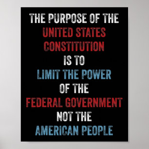 Us Constitution Defender Clarification Pro Republi Poster
