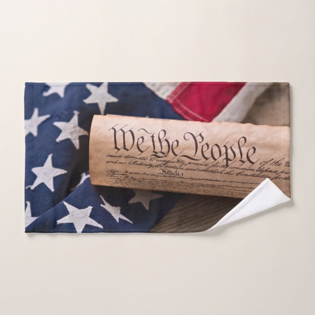 US Constitution Hand Towel (Hand Towel)