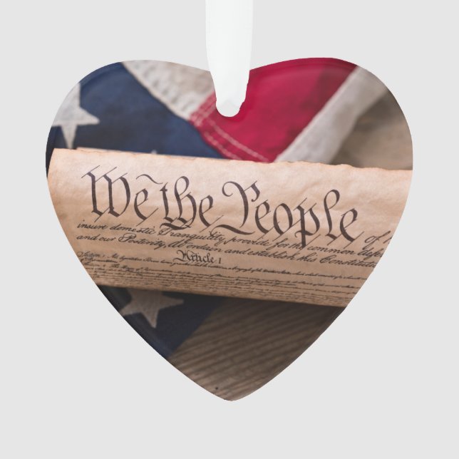 US Constitution Ornament (Front)