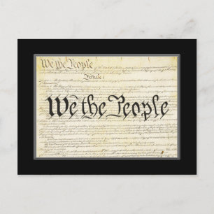 US Constitution Post Card