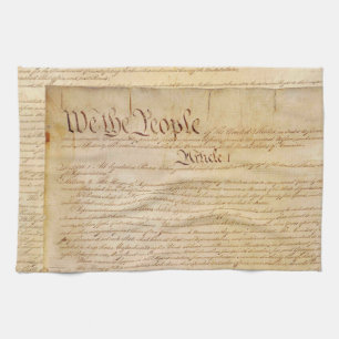 US CONSTITUTION TEA TOWEL