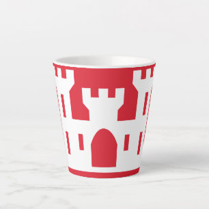 US Corps of Engineers DOD Military Latte Mug