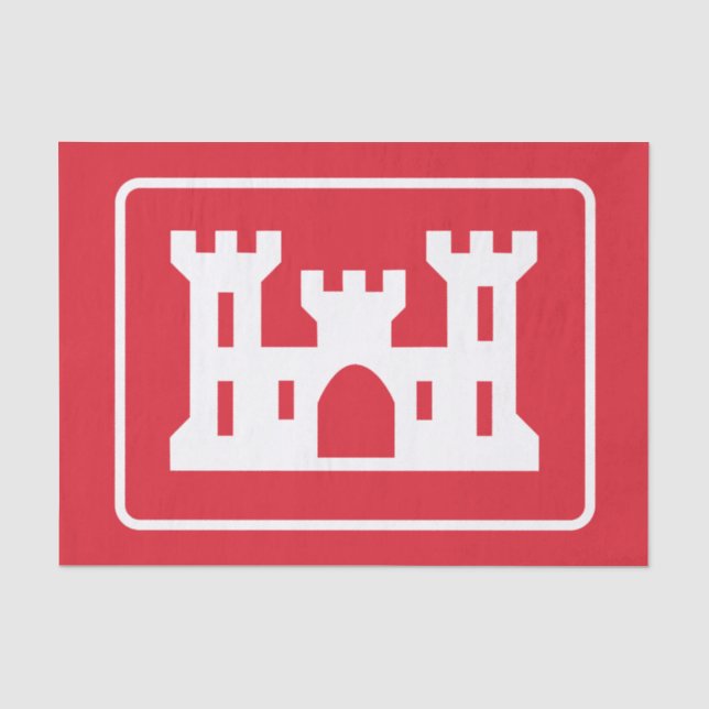 US Corps of Engineers DOD Military Tissue Paper (Front)