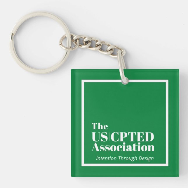US CPTED Association Key Chain (Front)
