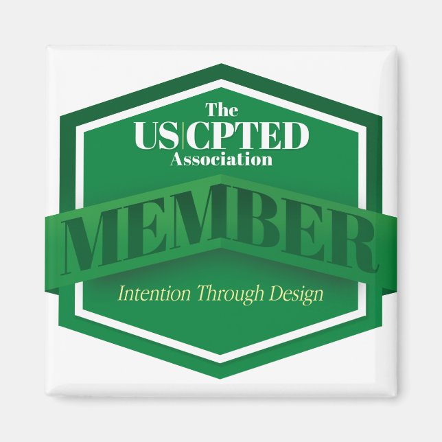 US CPTED Association Member Magnet (Front)