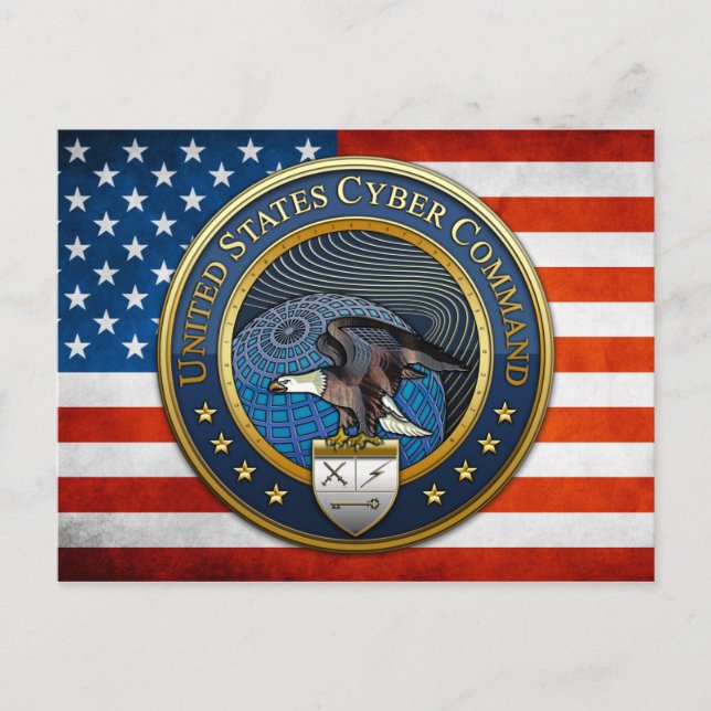 US Cyber Command Postcard (Front)