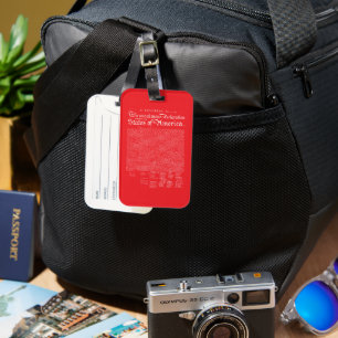 US Declaration of Independence Luggage Tag