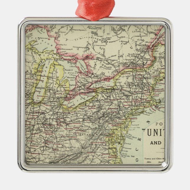 US Eastern Metal Ornament (Front)