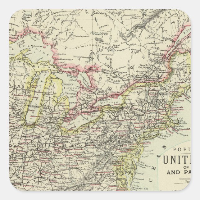 US Eastern Square Sticker (Front)