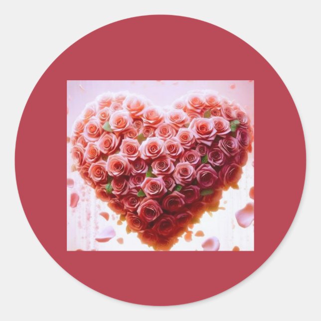 Us_fashion  classic round sticker (Front)