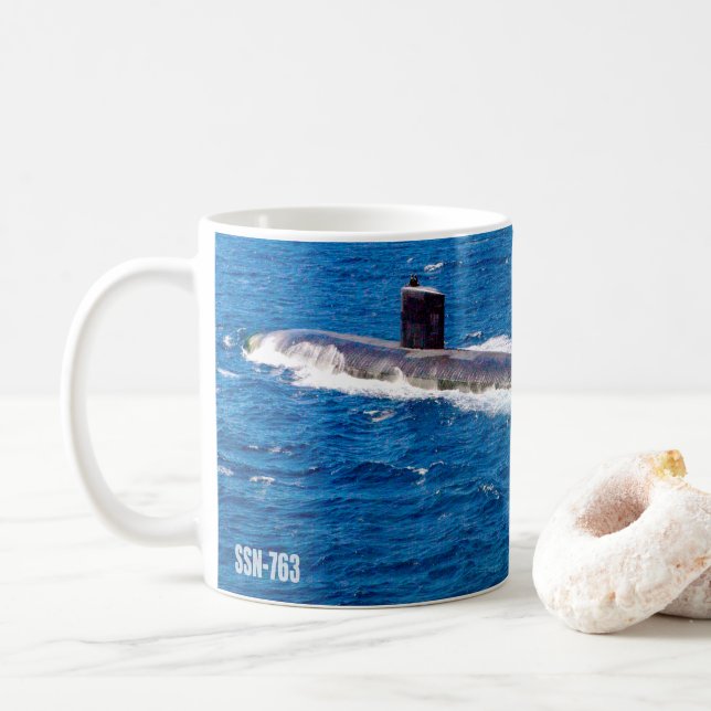 US FAST ATTACK SUBMARINE – SSN-763 Mug (With Donut)