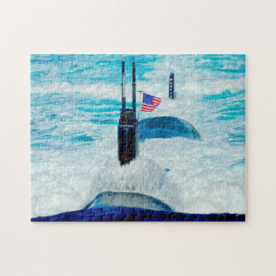 US FAST ATTACK SUBMARINE – SSN-770 (11x14 INCH) Jigsaw Puzzle