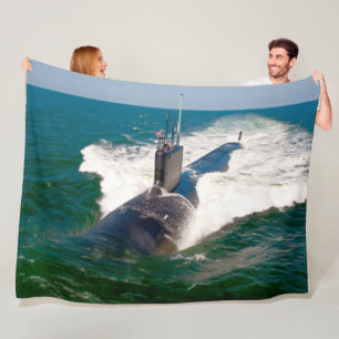 US FAST ATTACK SUBMARINE – SSN-781 FLEECE BLANKET